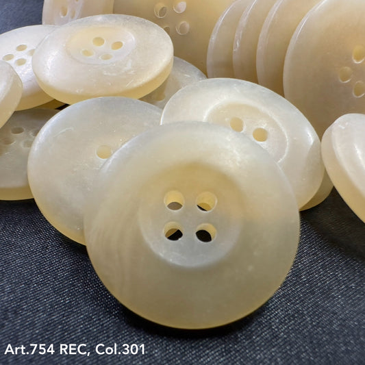 Translucent buttons with smooth finish by Buttonology Inc showcasing custom button designs