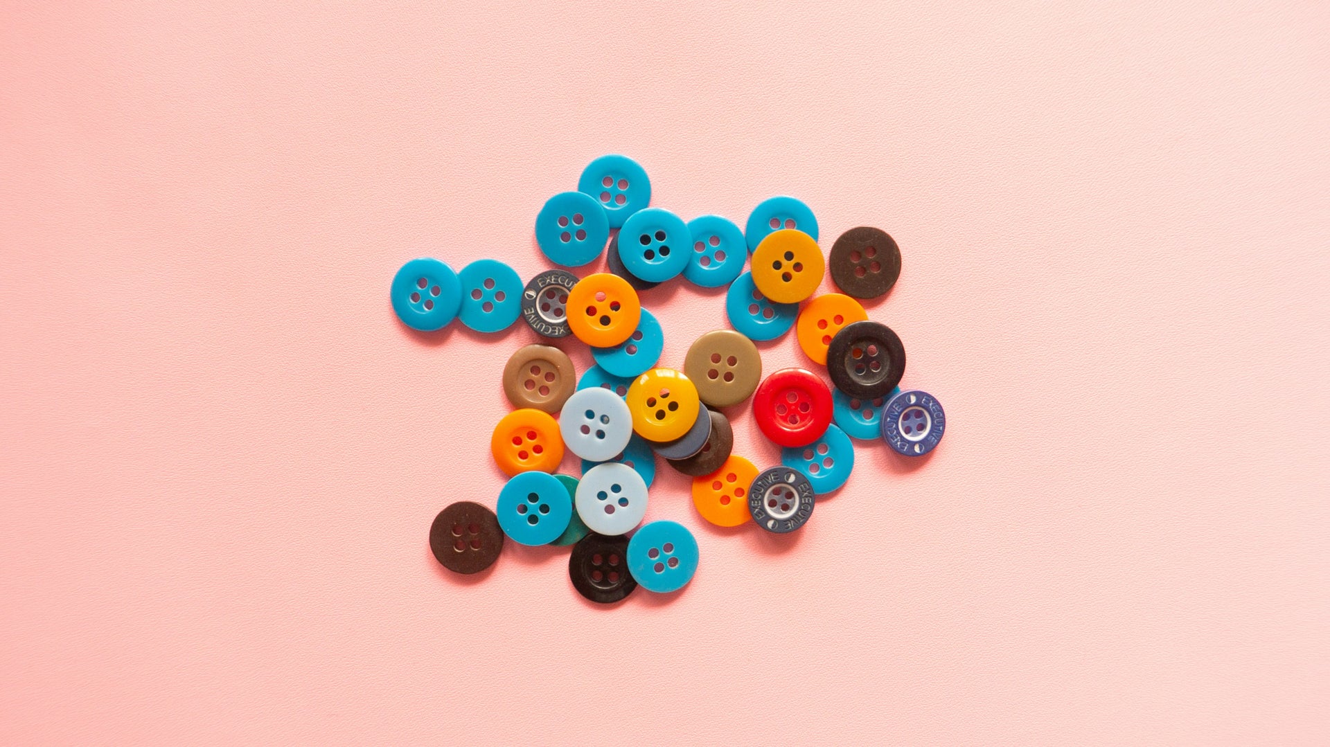 Dyed to match buttons