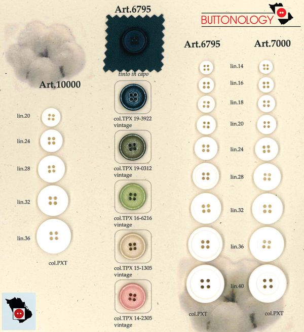 Fabric dye buttons volume 1