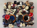 Assorted mystery mix of buttons in many materials, colors and sizes - Buttonology Bag-O-Buttons grab bag