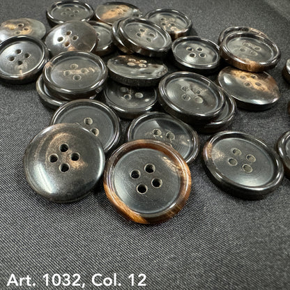 Real-horn-Buttons-Dark-Horn-Four-hole-for-sale-online-in-stock-new-york