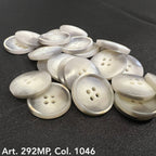 Buttonology Inc white mother of pearl four hole buttons pile ideal shirt buttons for sewing