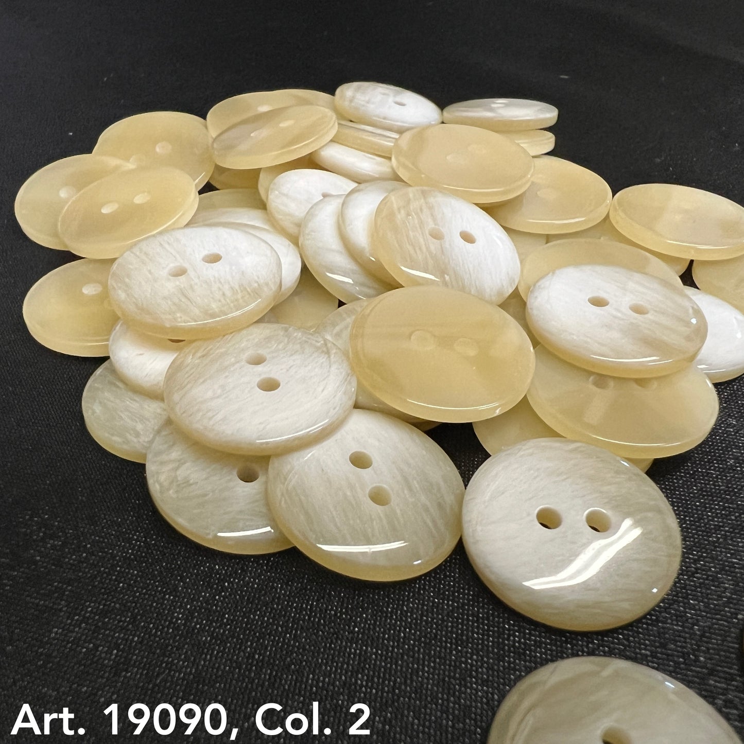 Buttonology Inc two hole buttons in cream and beige tones Buy Two Hole Buttons Online
