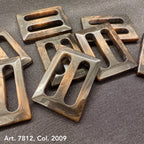 Italian Made Buckles Polyester Resin in Various Shapes and Colors for Crafting and Sewing Projects