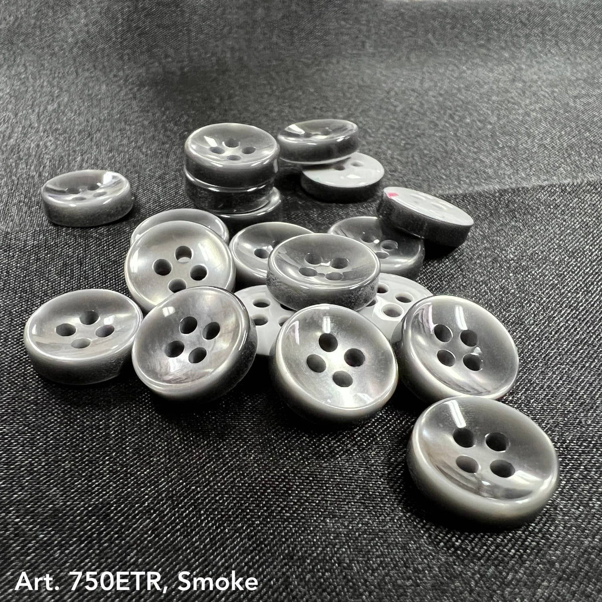 Shirt Buttons Sample Art. 750ETR Premium Garment Buttons for Shirts | Buttonology Inc.