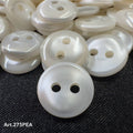 Assorted premium pearlized buttons for clothing in a shiny finish, perfect for stylish designs