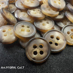 A collection of elegant suiting buttons for garments in various shades, perfect for tailoring projects
