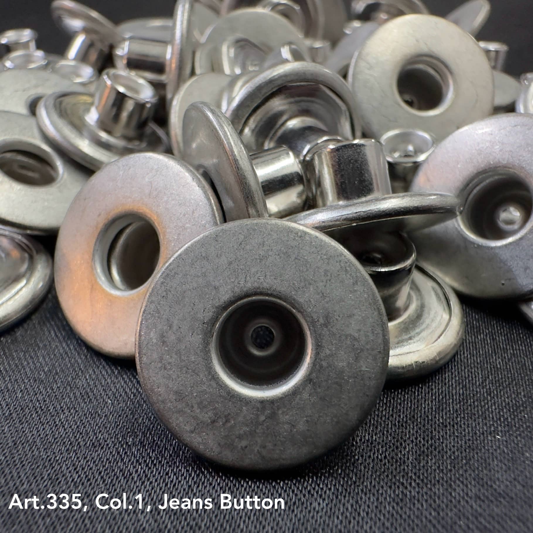 Button Supply Wholesale Jean Button Supply Durable Metal Buttons | Buttonology Inc.
